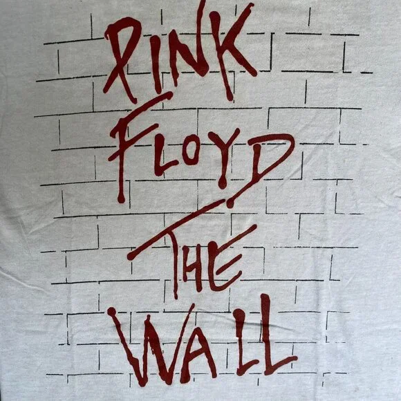 Vintage Y2K Pink Floyd Shirt The Wall Rock Band Album Tee - Picture 3 of 8